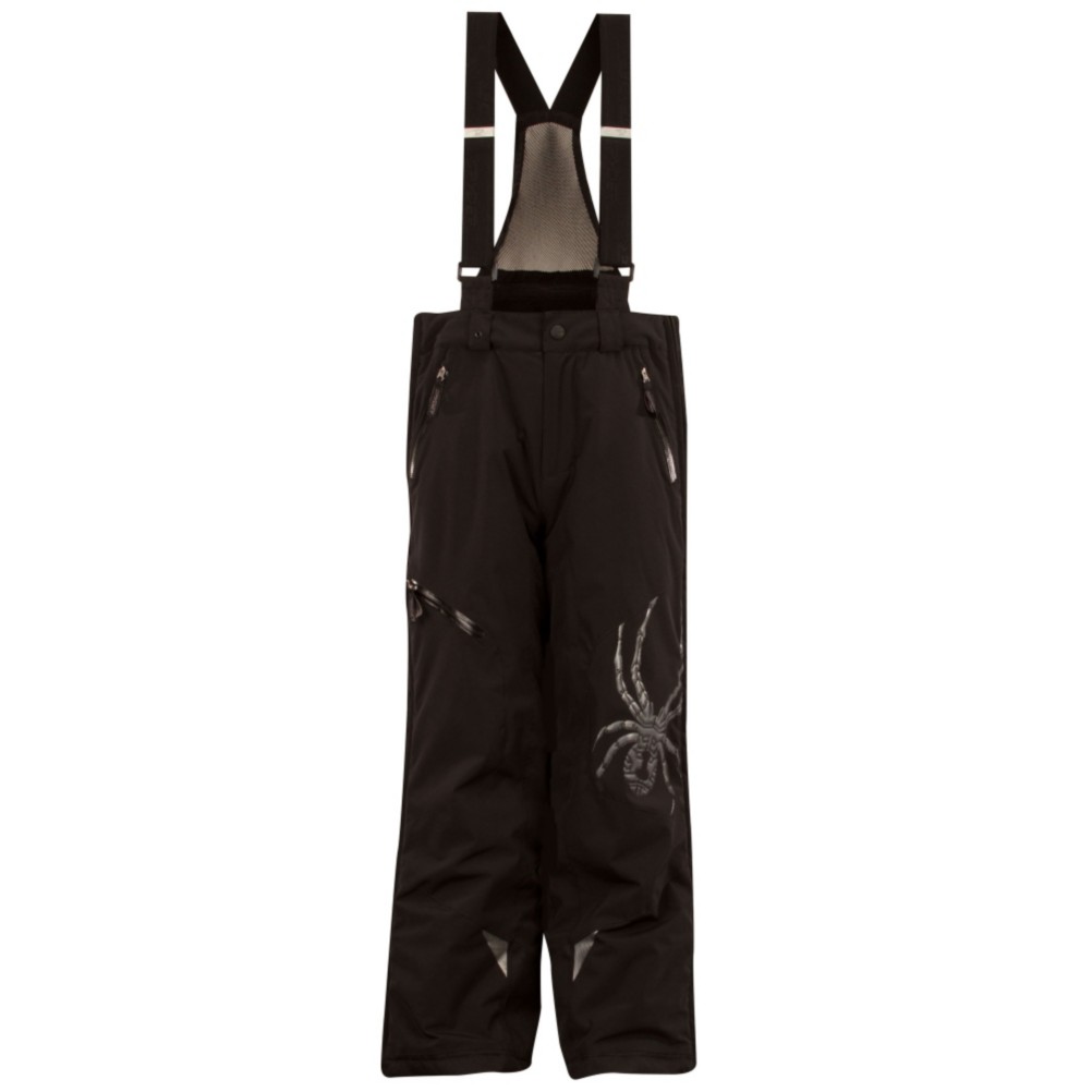 Spyder Avenger Kids Ski Pants, Black-Black, swatch