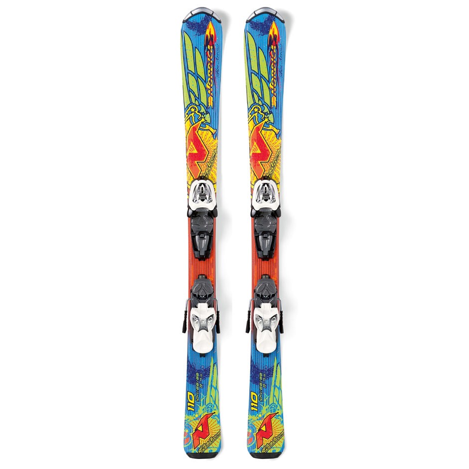 Nordica FireArrow Team Kids Skis with M4.5 Fastrak Bindings 2013, , medium
