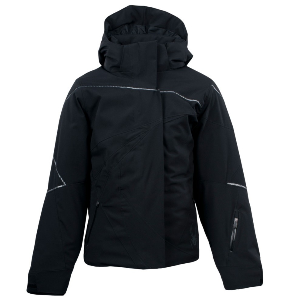 Spyder Jesst In Time Girls Ski Jacket, Black-Black-Black, medium
