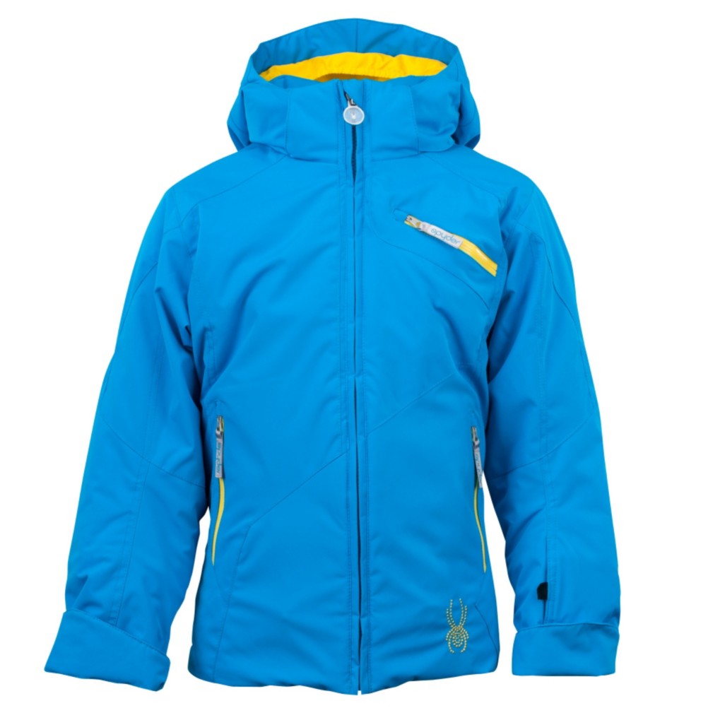 Spyder Mynx Girls Ski Jacket, Coast-Taxi, medium