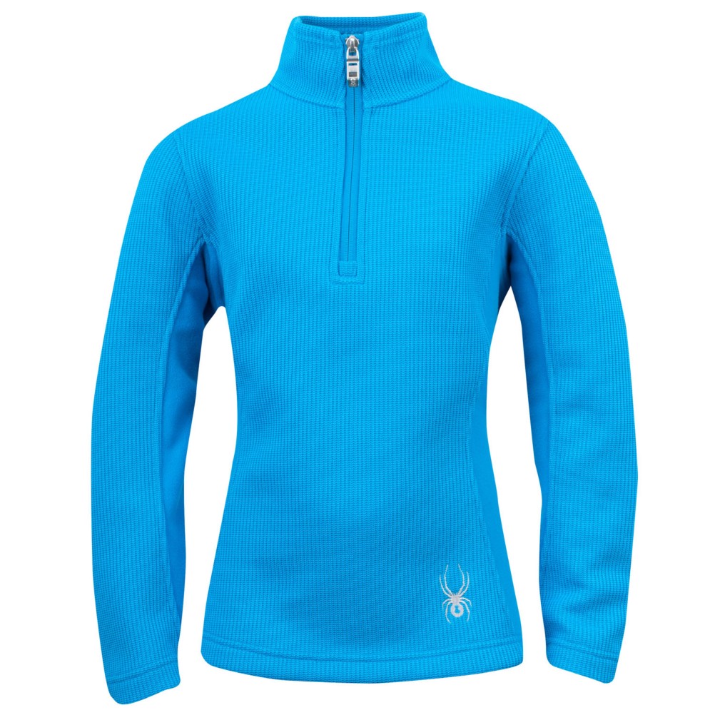 Spyder Valor Half-Zip Girls Sweater, Coast, swatch