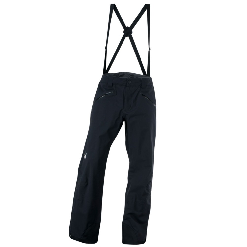 Spyder Sanction Shell Mens Ski Pants, Black, swatch