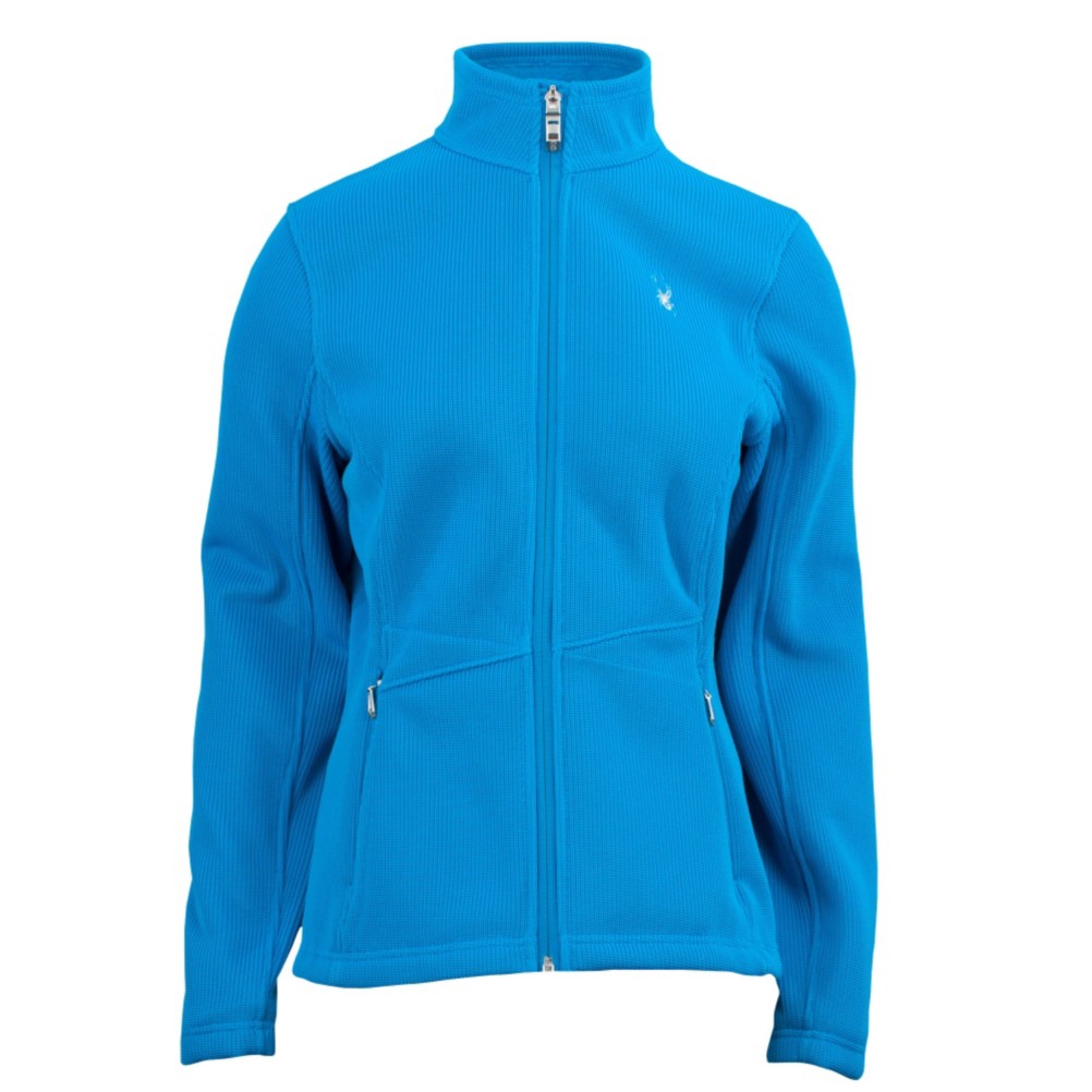 Spyder Full Zip Plush Womens Sweater, Coast-Coast, swatch