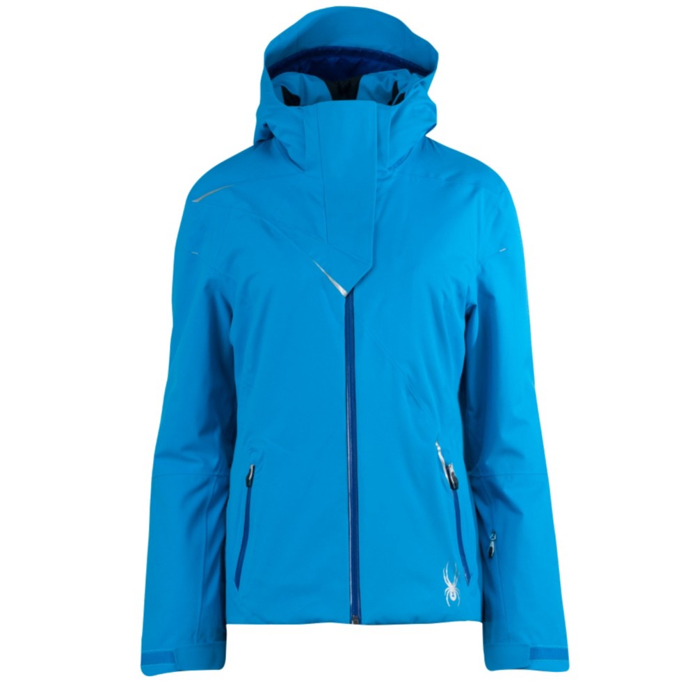 Spyder Power Womens Insulated Ski Jacket, Coast-Blue My Mind, swatch