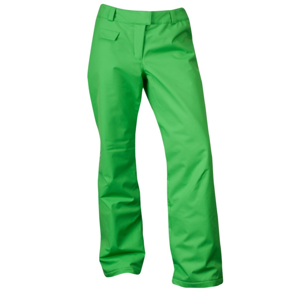 Spyder Winner Tailored Fit Womens Ski Pants, Classic Green, swatch