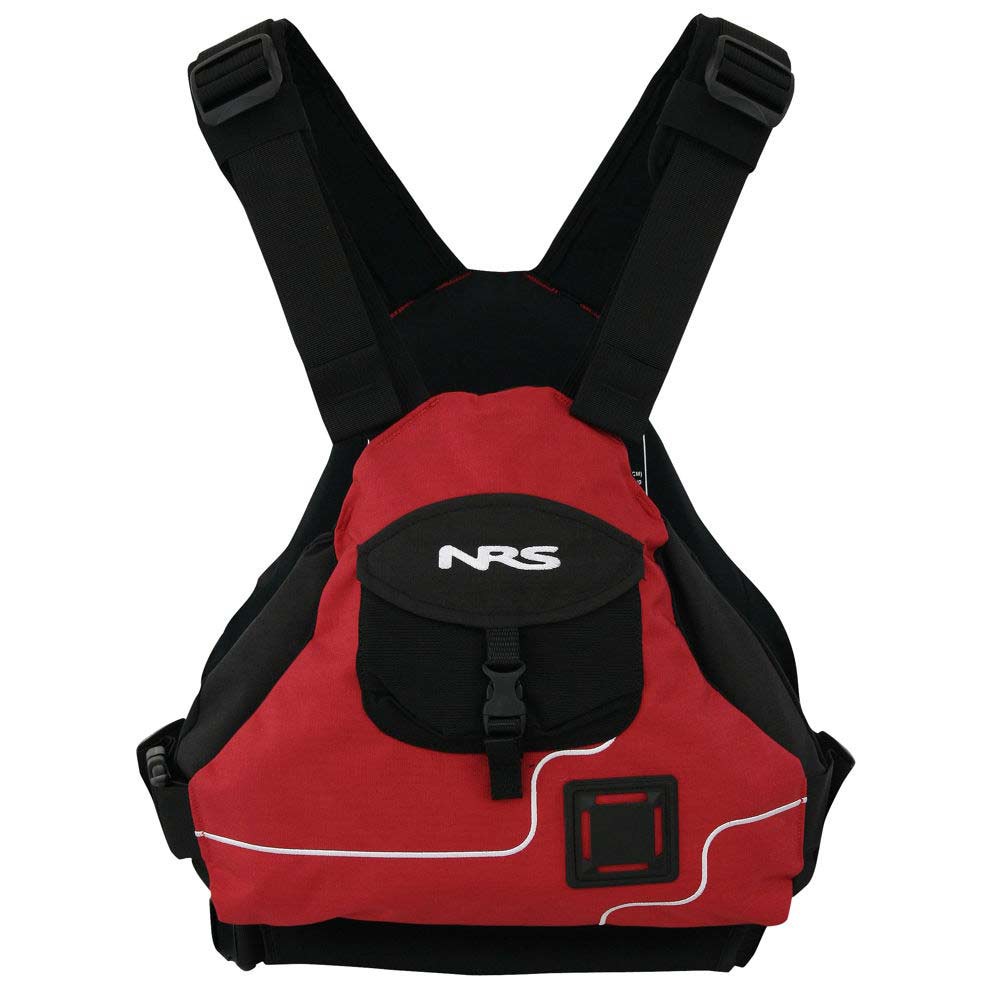 NRS Ninja PFD Adult Kayak Life Jacket 2013, Red, swatch
