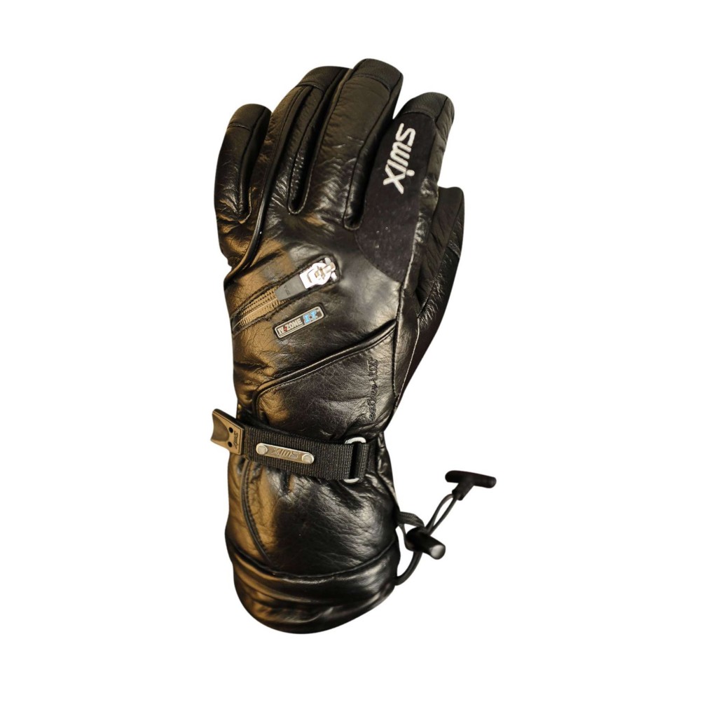 Swix Sovereign Leather Womens Gloves, Black, medium