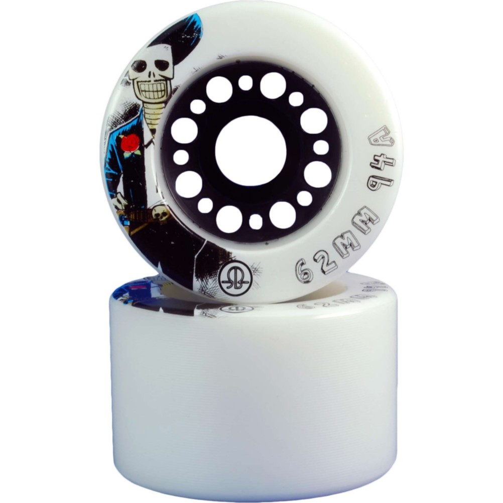 Rollerbones Day Of The Dead Roller Skate Wheels - 8 Pack 2013, 94a, swatch