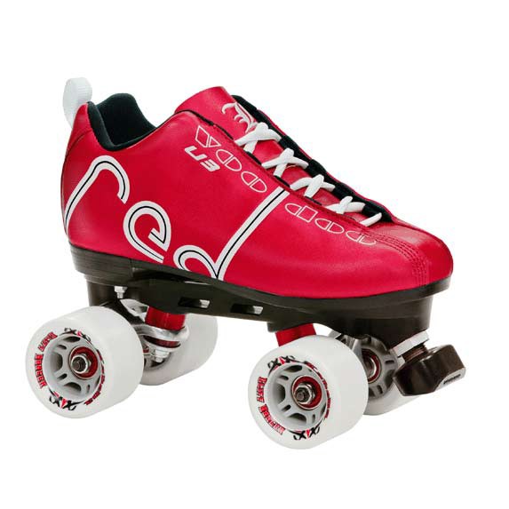 Labeda Voodoo Derby Roller Skates 2013, Red, swatch