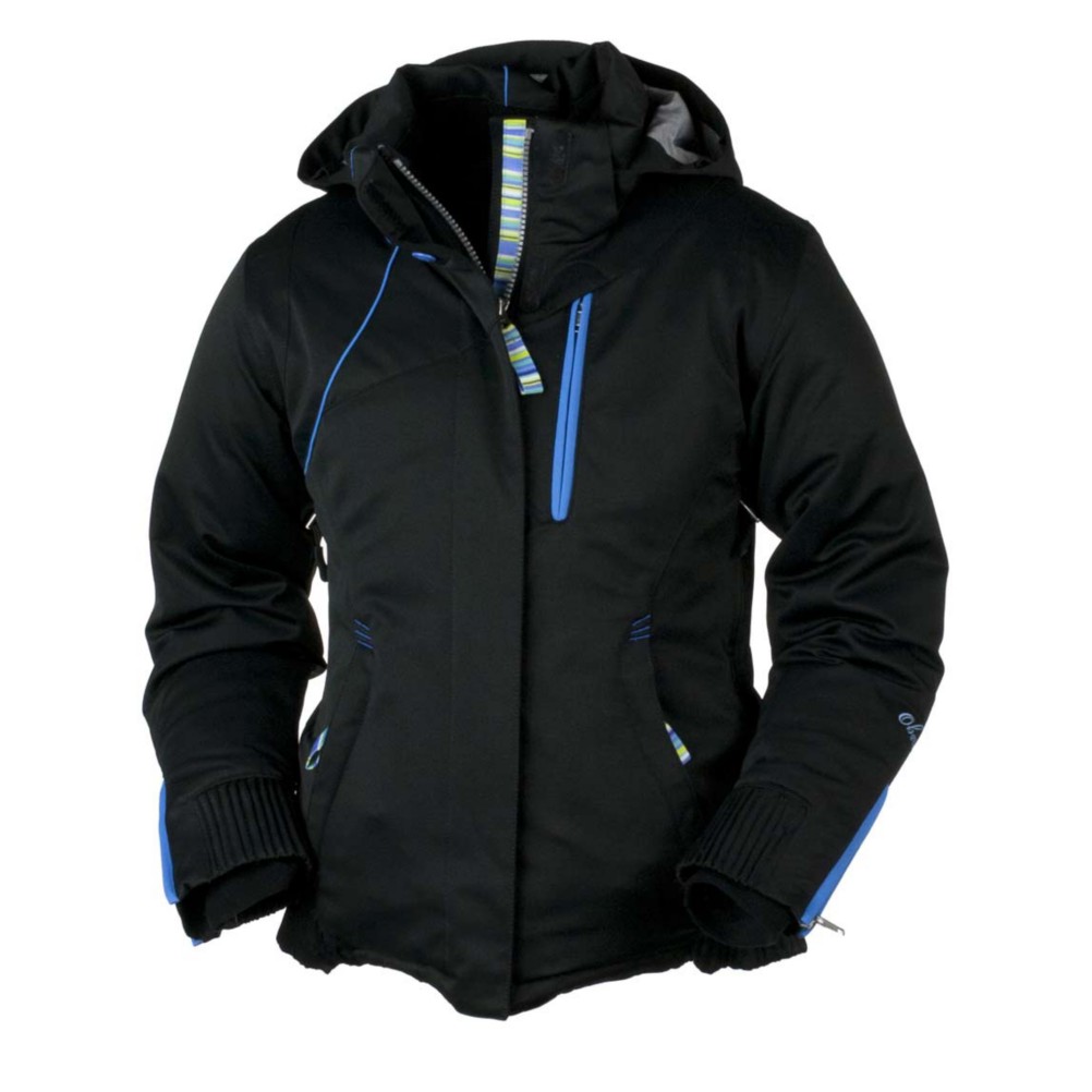 Obermeyer Middleton Girls Ski Jacket, Black, swatch