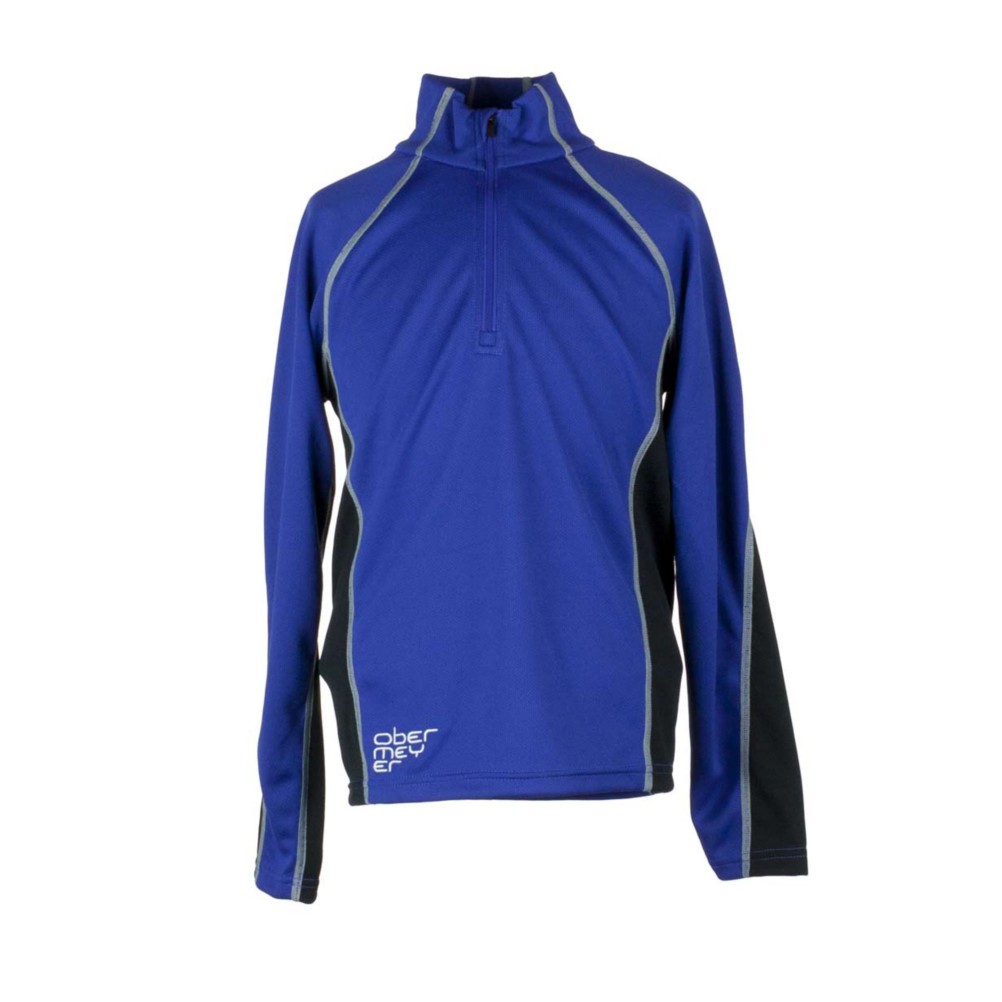 Obermeyer Flex Zip Top Kids Midlayer, Cosmic Blue, swatch