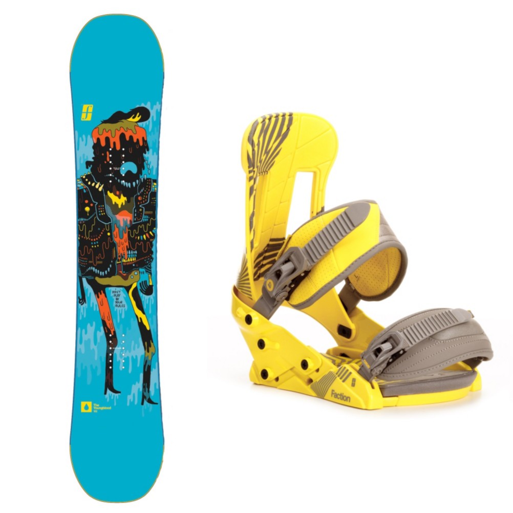 Forum Youngblood GrandPops Snowboard and Binding Package, 152cm, medium