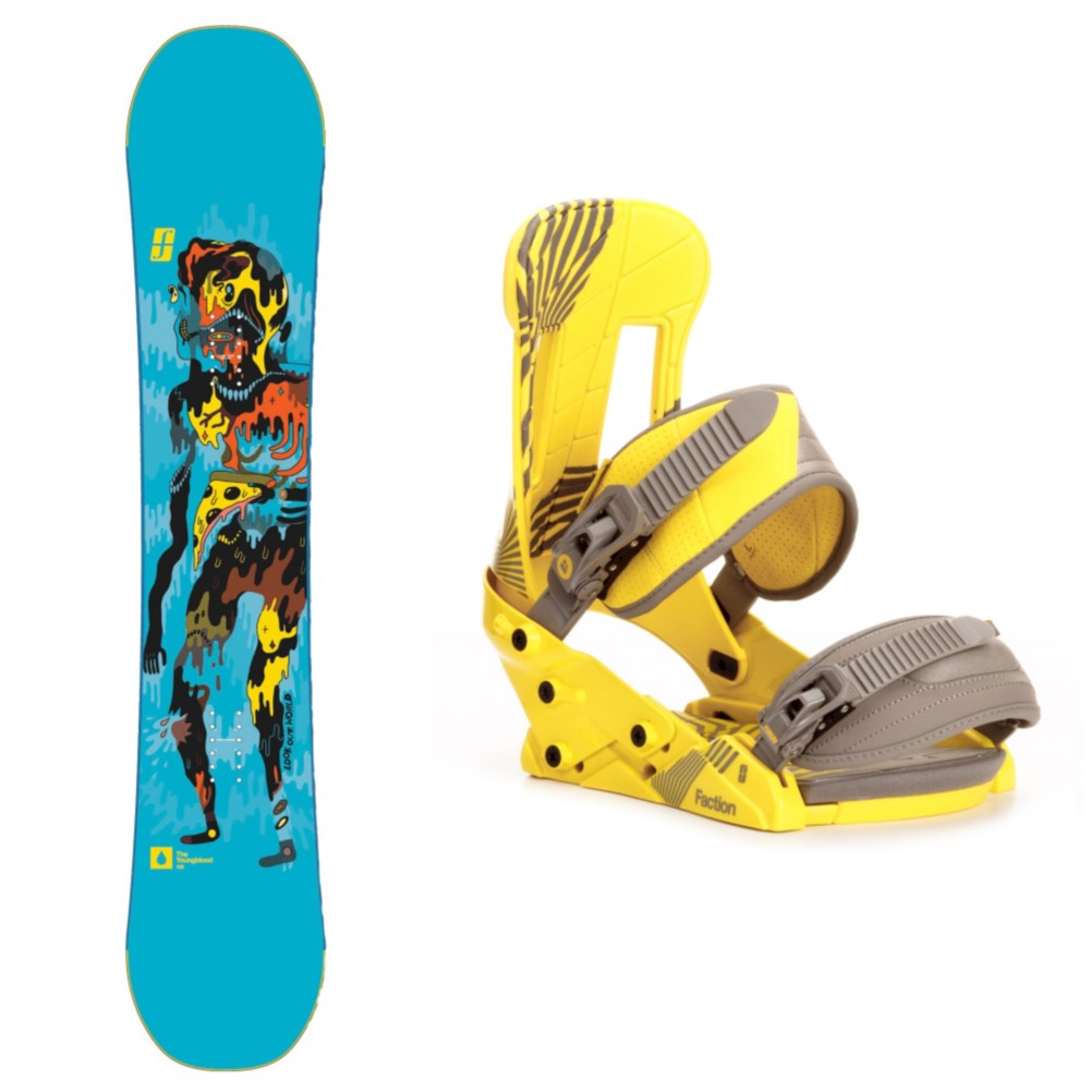 Forum Youngblood GrandPops Snowboard and Binding Package, 156cm, swatch