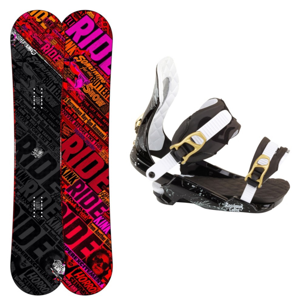 Ride Kink Snowboard and Binding Package 2013, 152cm, swatch