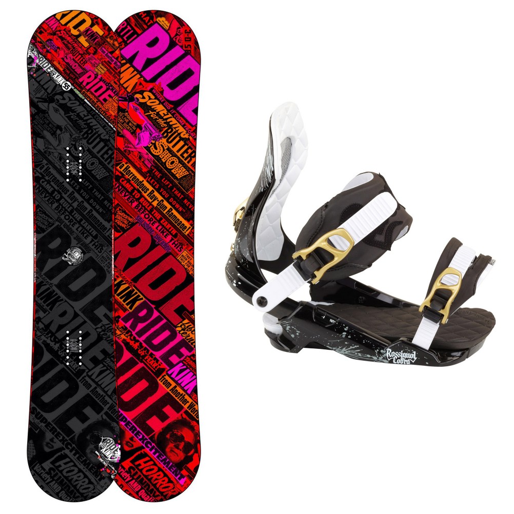 Ride Kink Snowboard and Binding Package 2013, 155cm, swatch