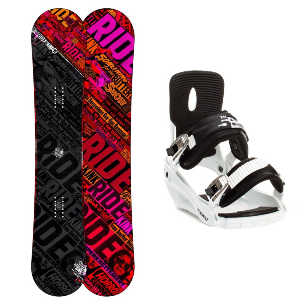 Ride Kink Snowboard and Binding Package 2013, 152cm, swatch