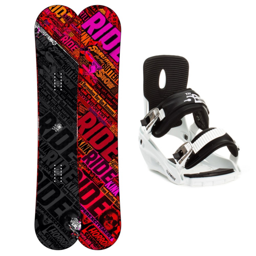 Ride Kink Snowboard and Binding Package 2013, 155cm, swatch