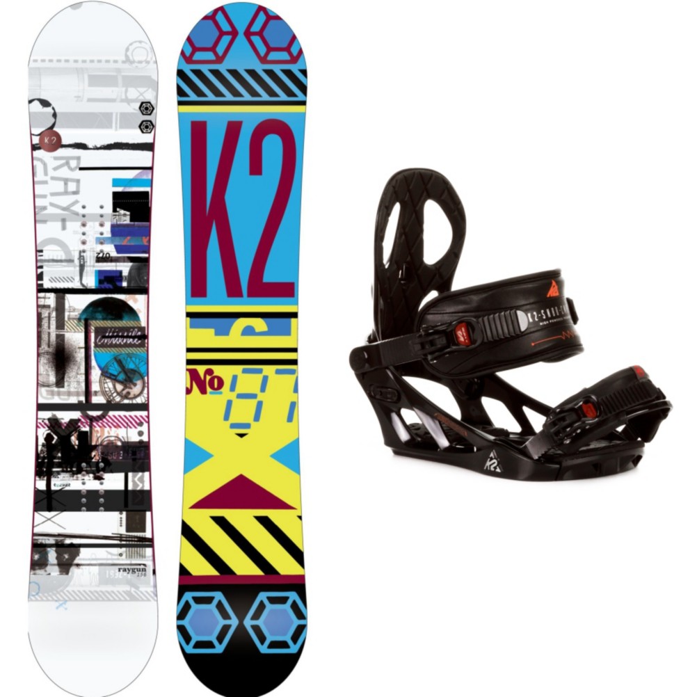 K2 Raygun Snowboard and Binding Package 2013, 156cm, medium