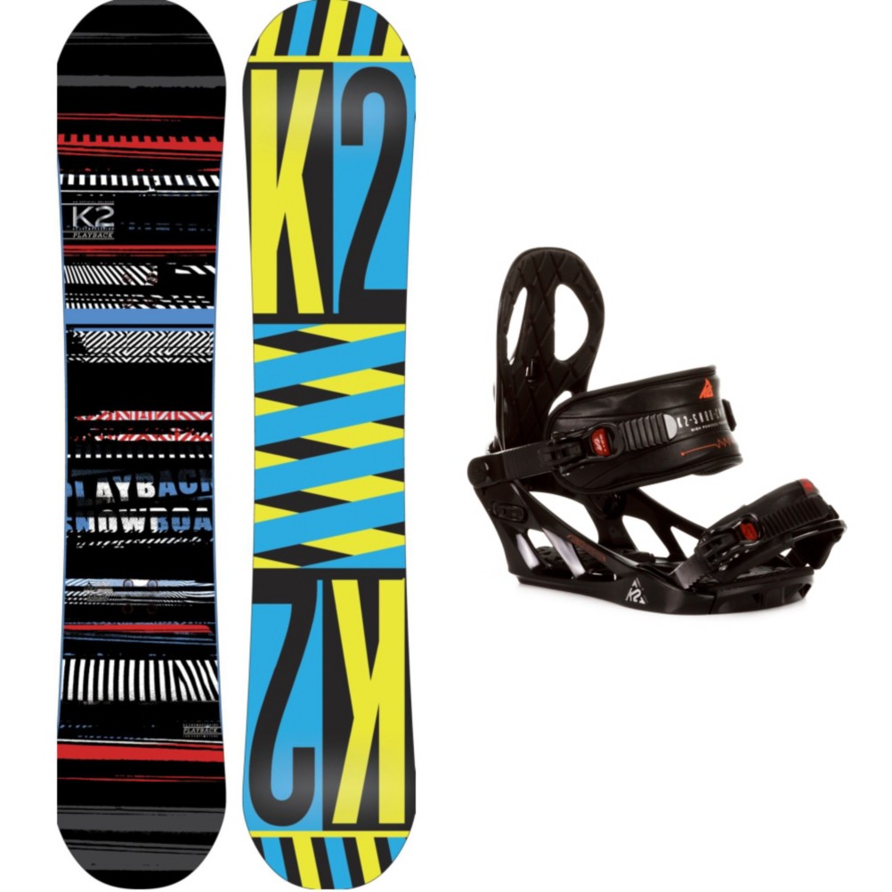 K2 Playback Snowboard and Binding Package 2013, 148cm, medium