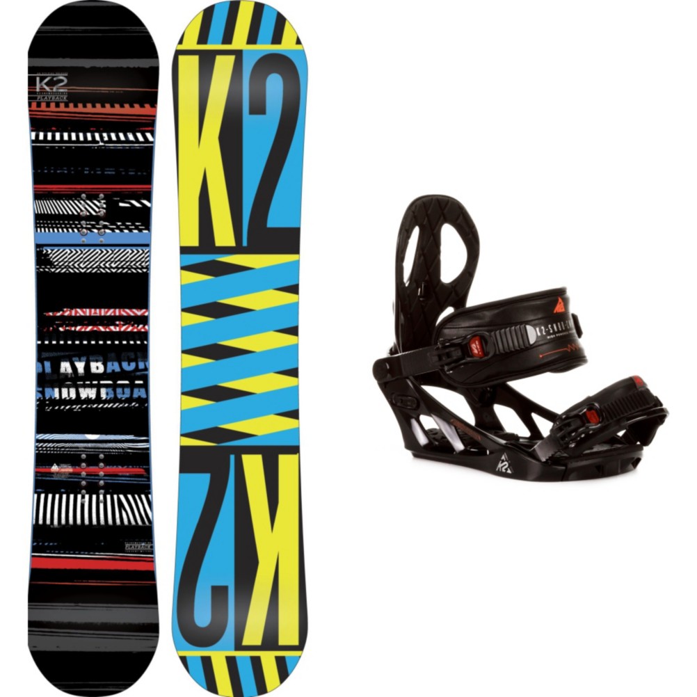 K2 Playback Snowboard and Binding Package 2013, 155cm, swatch