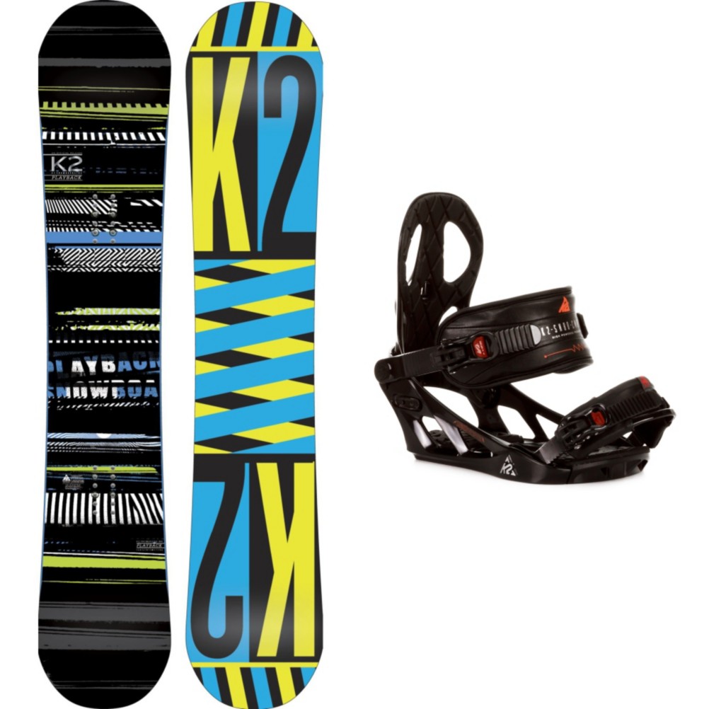 K2 Playback Snowboard and Binding Package 2013, 158cm, swatch