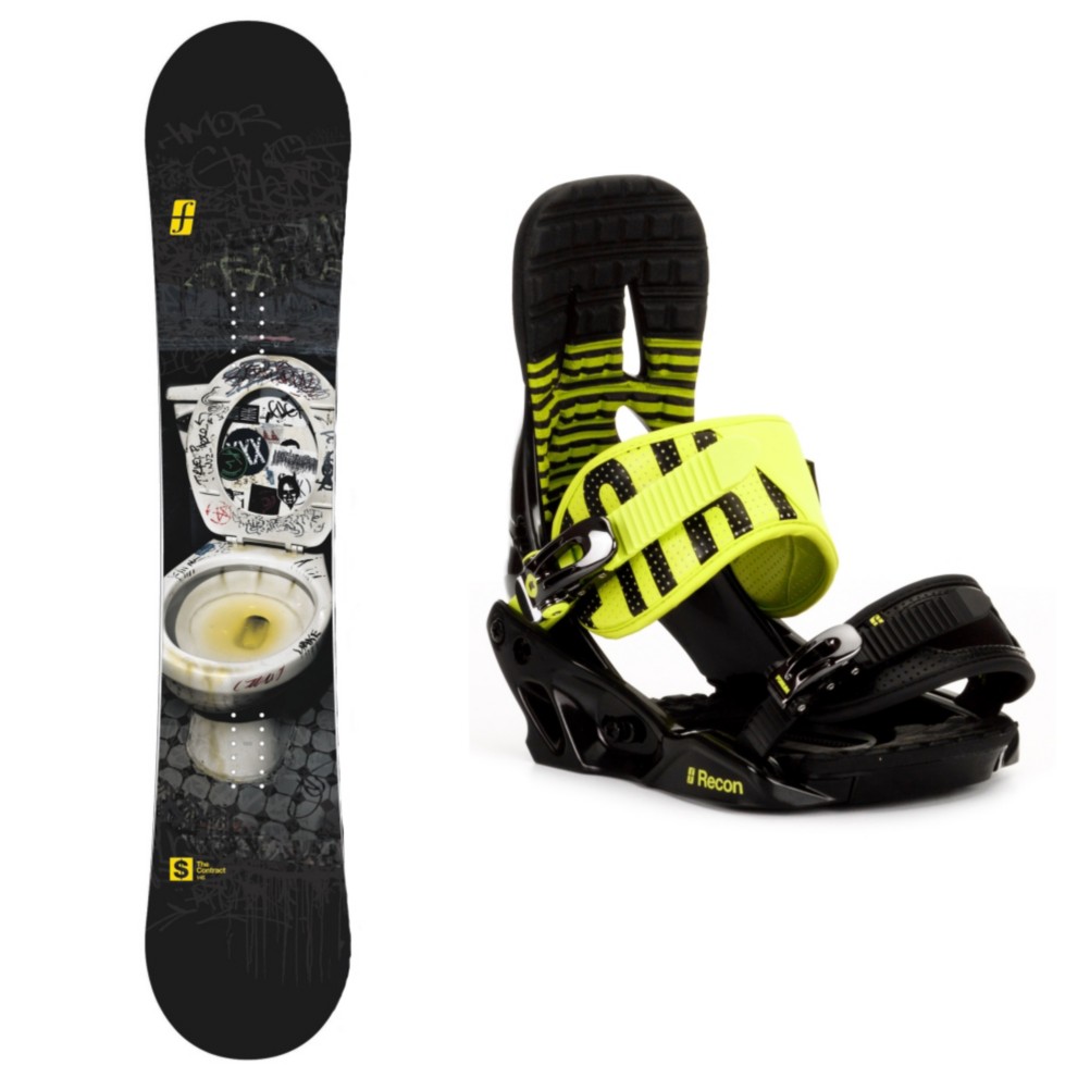 Forum The Contract Snowboard and Binding Package 2013, 146cm, medium