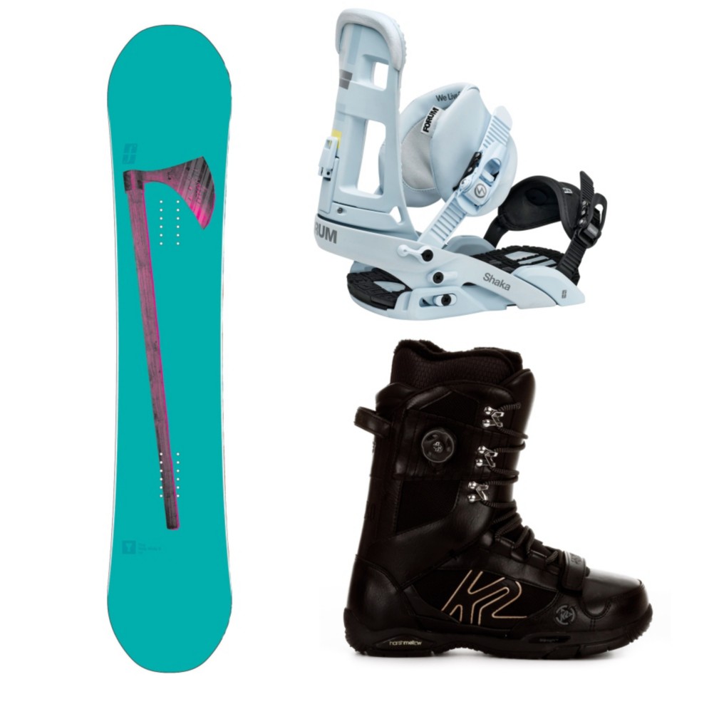 Forum Holy Moly II Complete Snowboard Package, 155cm, swatch