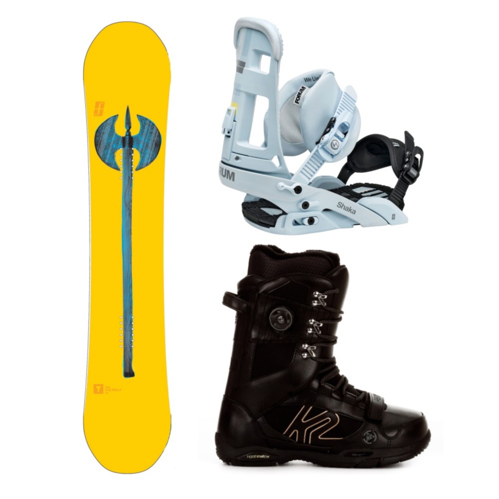 Forum Holy Moly II Complete Snowboard Package, 152cm, medium