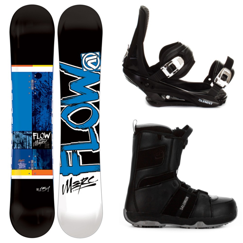 Flow Merc Complete Snowboard Package, , medium