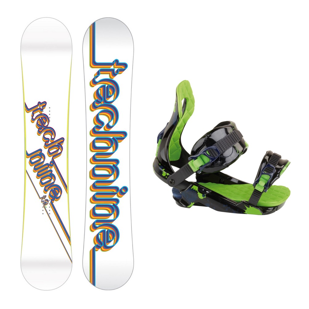 Tech Nine T9 White Womens Snowboard and Binding Package, , medium