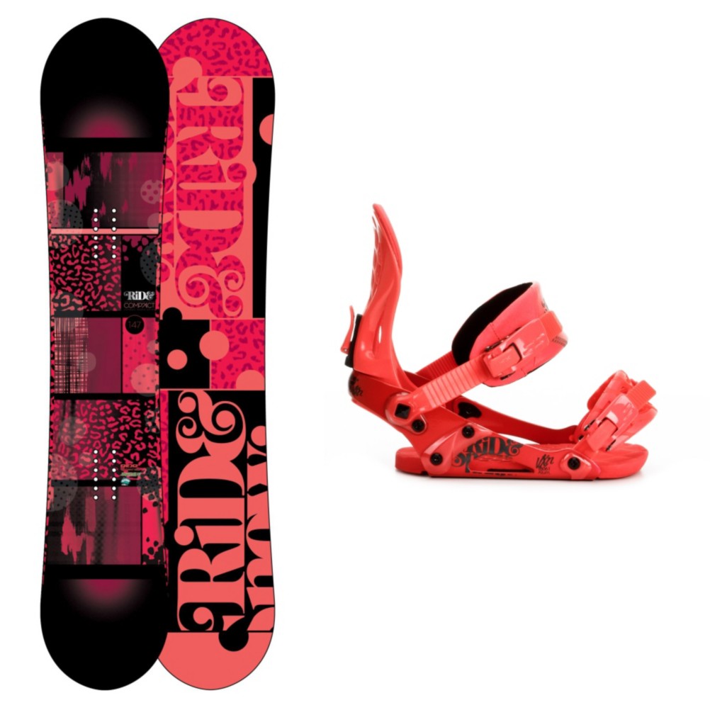 Ride Compact Womens Snowboard and Binding Package 2013, 147cm, swatch