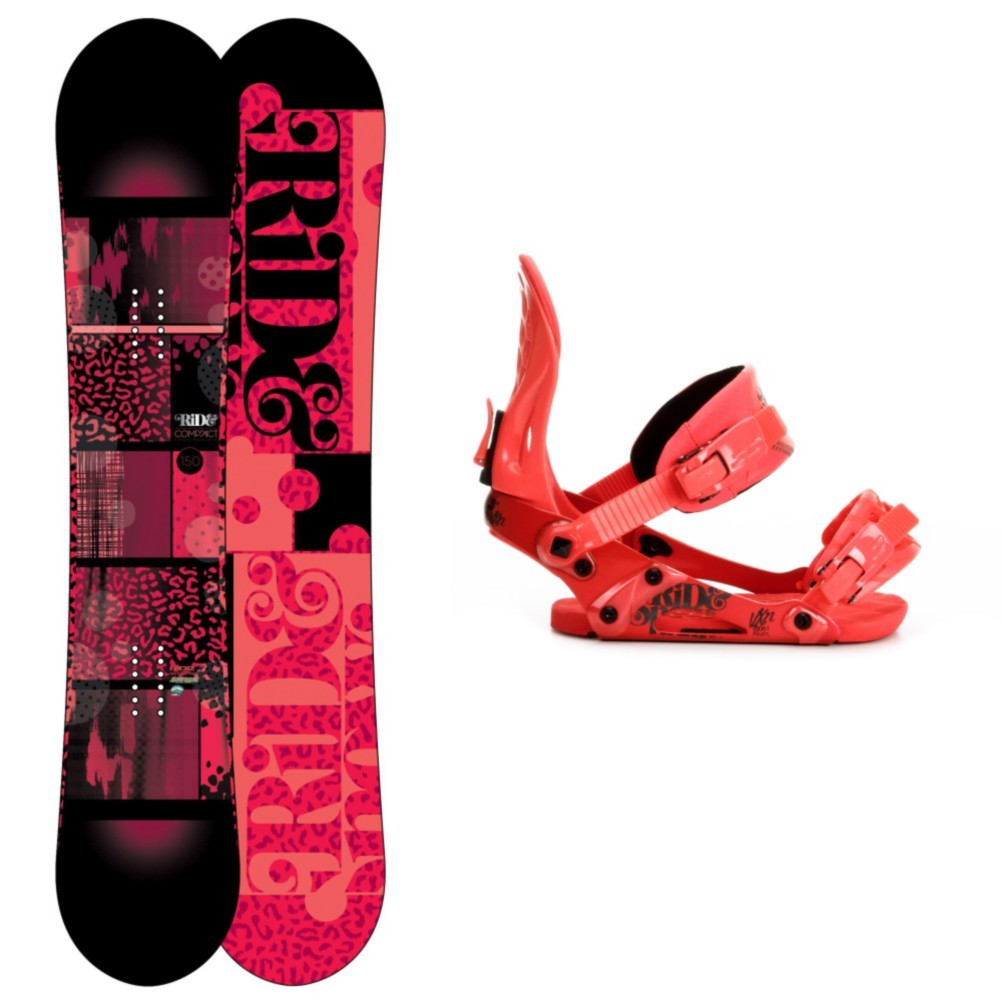 Ride Compact Womens Snowboard and Binding Package 2013, 150cm, swatch