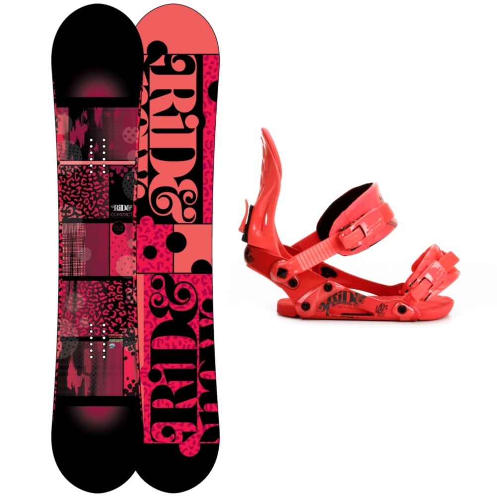 Ride Compact Womens Snowboard and Binding Package 2013, 153cm, swatch