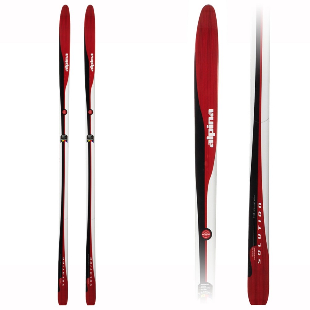 Alpina Solution Cross Country Skis, Green, medium