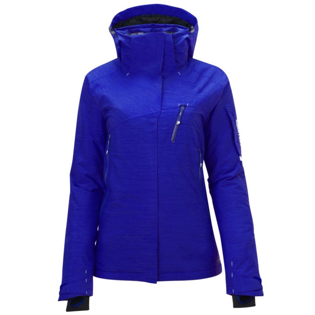 Salomon Inside Womens Insulated Ski Jacket, Dark Violet Blue, swatch