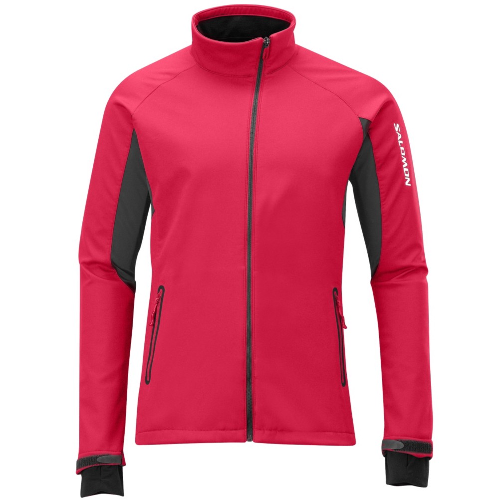 Salomon Active Soft Shell Ski Jacket, Matador X-Asphalt, medium