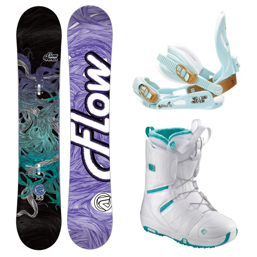 Flow Venus Womens Complete Snowboard Package 2013, , medium
