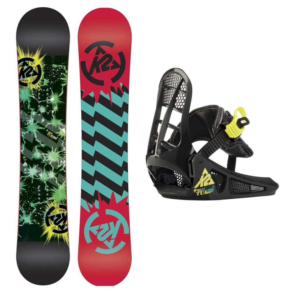 K2 Mini Twilight Kids Snowboard and Binding Package 2013, 110cm, medium