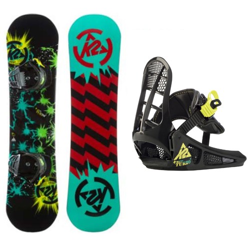 K2 Mini Twilight Kids Snowboard and Binding Package 2013, 130cm, swatch