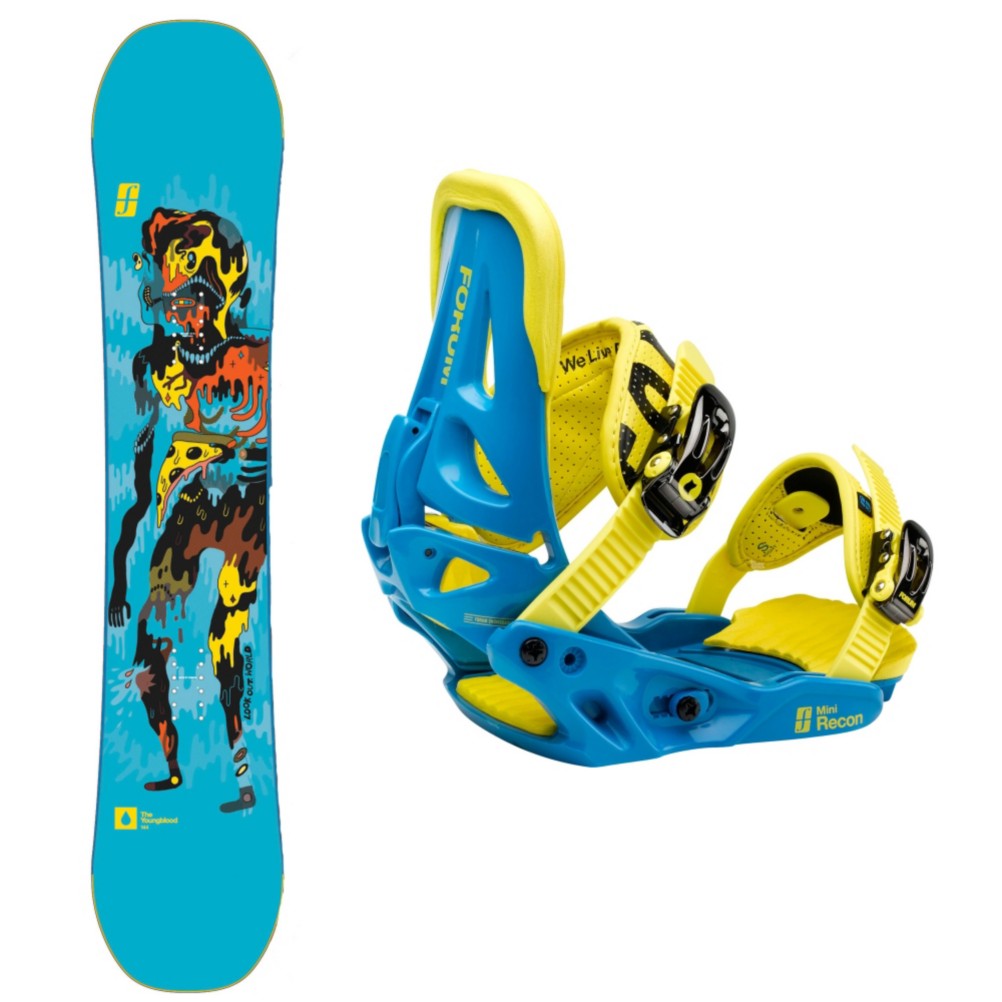 Forum Mini Youngblood Kids Snowboard and Binding Package 2013, 144cm, swatch