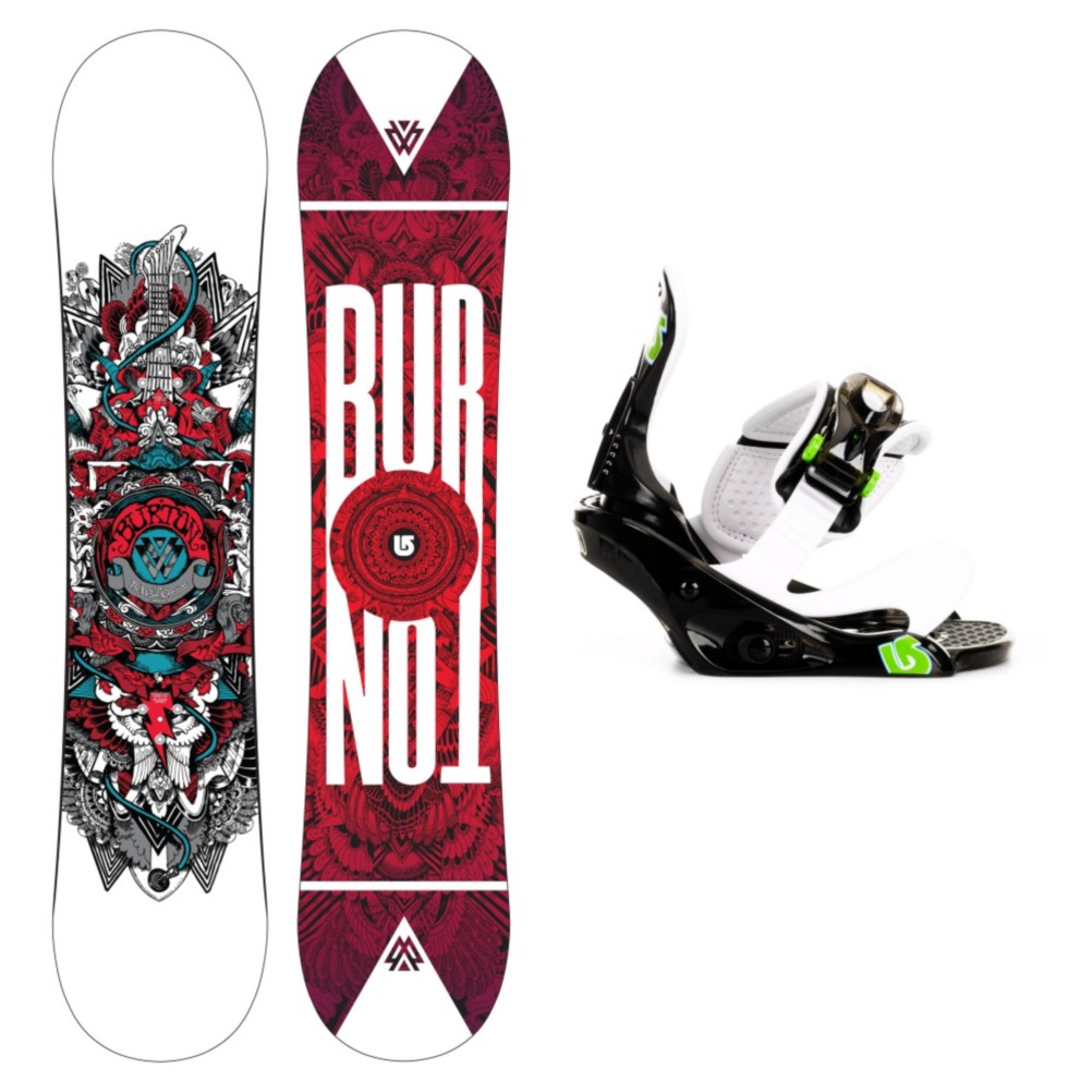 Burton TWC Smalls Kids Snowboard and Binding Package 2013, 128cm, swatch