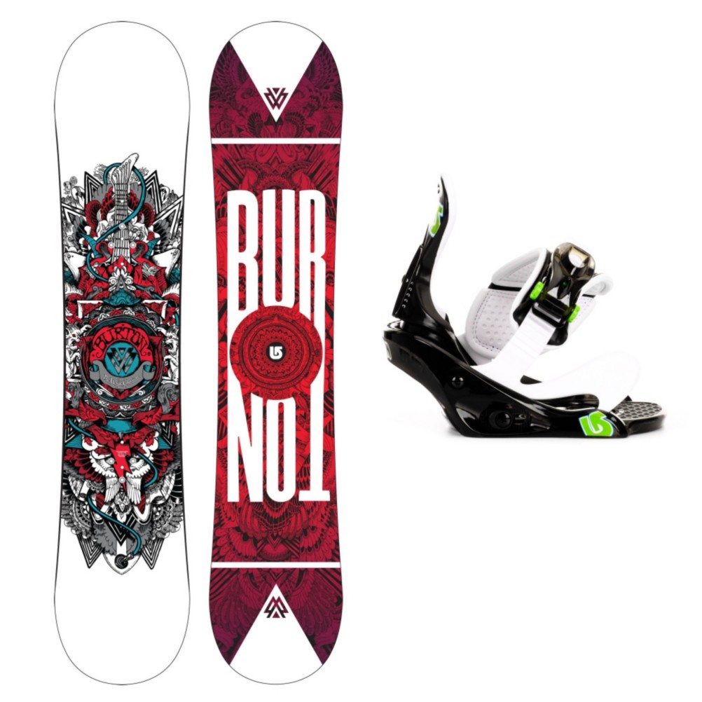 Burton TWC Smalls Kids Snowboard and Binding Package 2013, 132cm, swatch