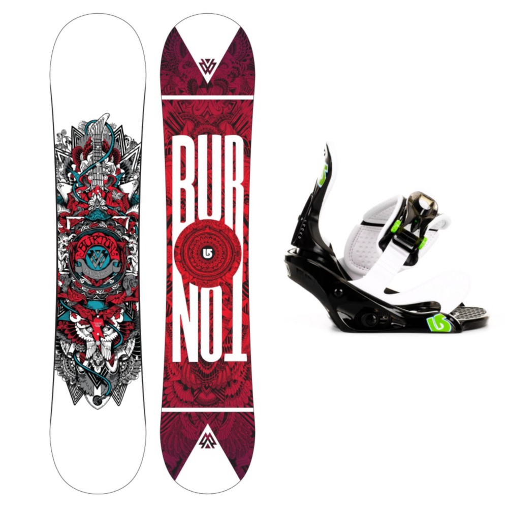Burton TWC Smalls Kids Snowboard and Binding Package 2013, 136cm, swatch