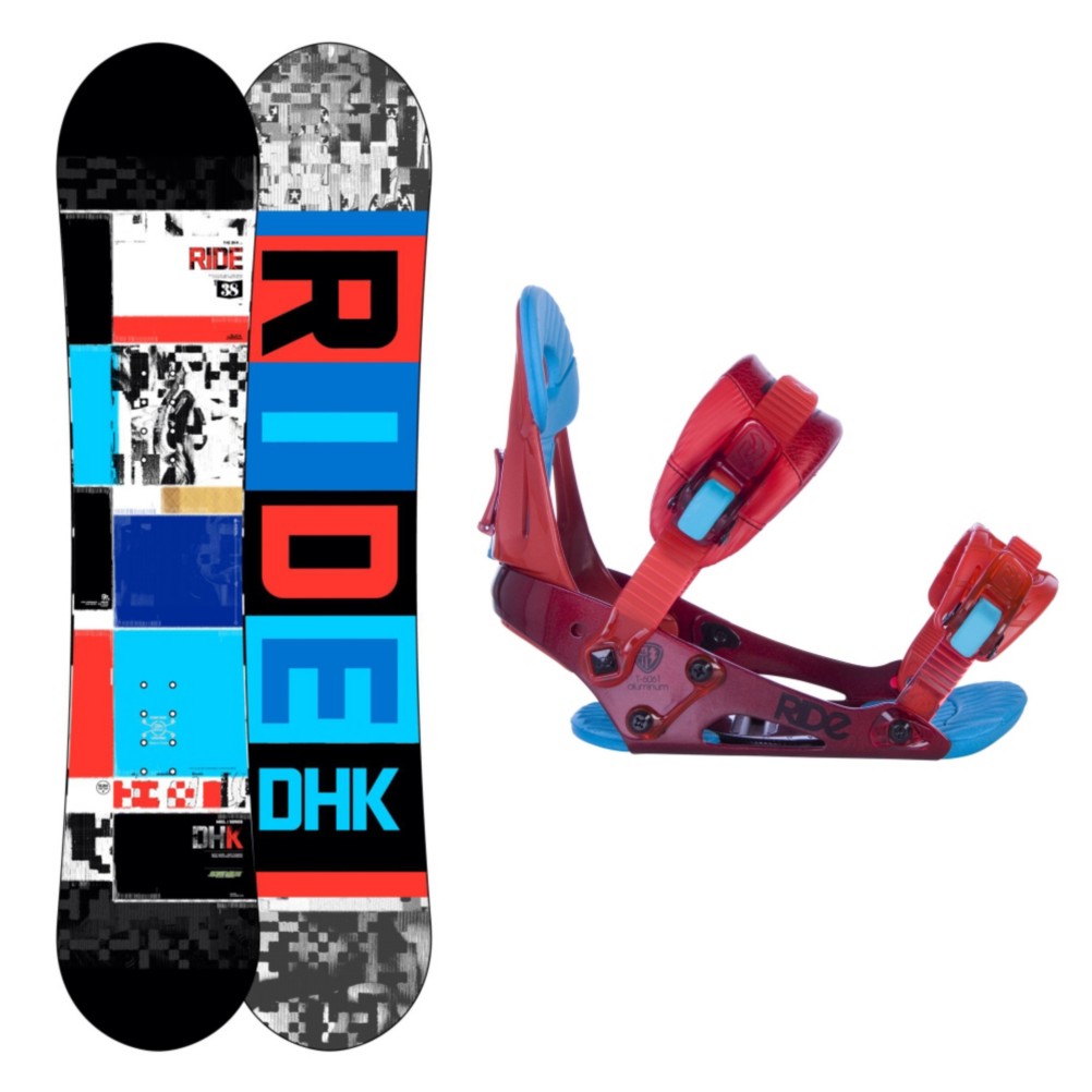 Ride DHK Kids Snowboard and Binding Package 2013, 138cm, medium