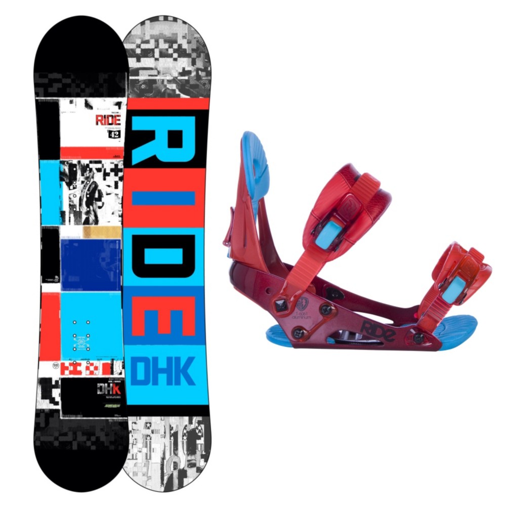 Ride DHK Kids Snowboard and Binding Package 2013, 142cm, swatch