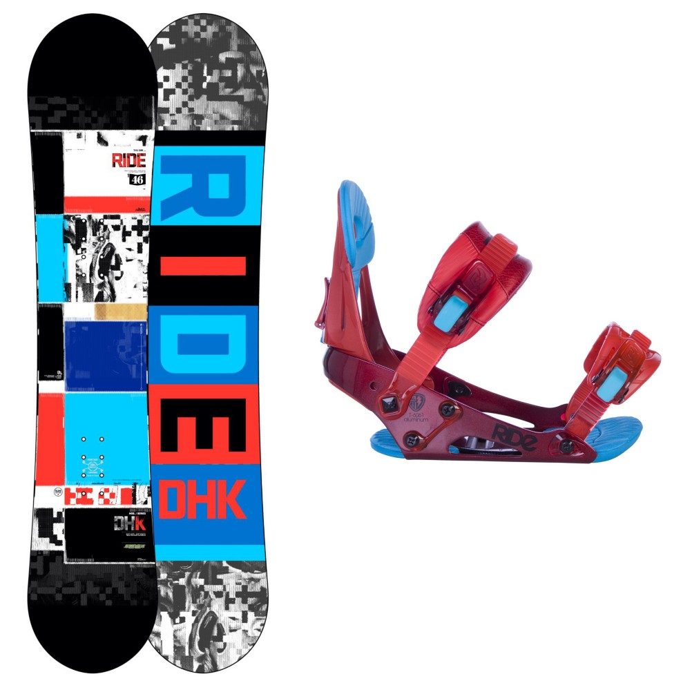 Ride DHK Kids Snowboard and Binding Package 2013, 146cm, swatch