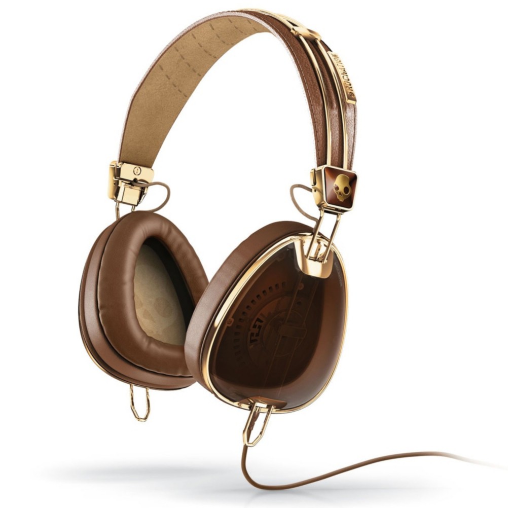 Skullcandy Aviator, Brown-Gold, swatch