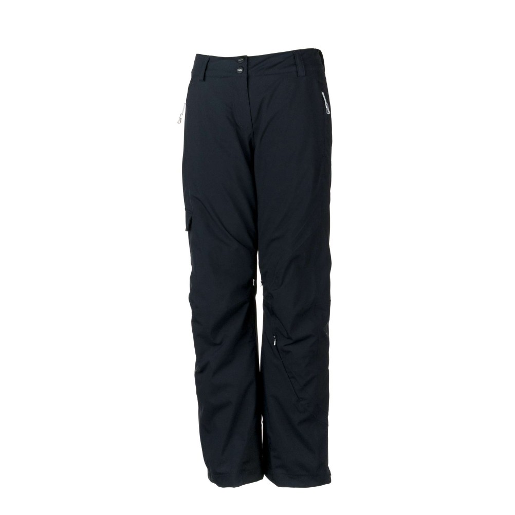 Obermeyer Andorra Eco Short Womens Ski Pants, Black, swatch