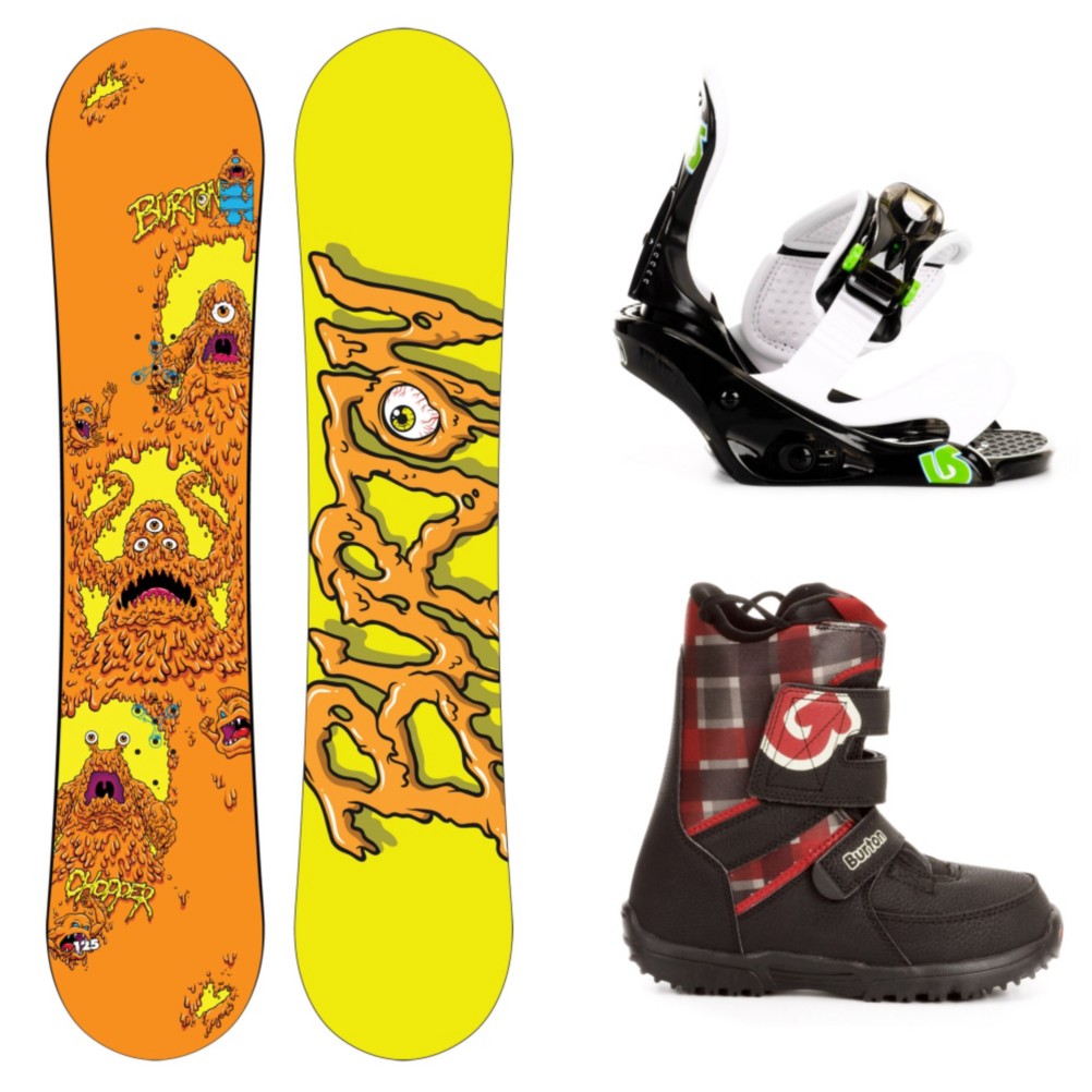 Burton Chopper Kids Complete Snowboard Package 2013, 125cm, swatch
