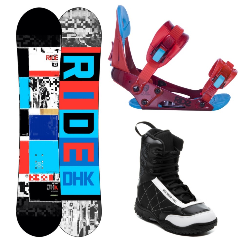 Ride DHK Kids Complete Snowboard Package 2013, 142cm, swatch